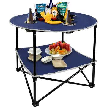 LESES Portable Picnic Table for Outdoor & Camping