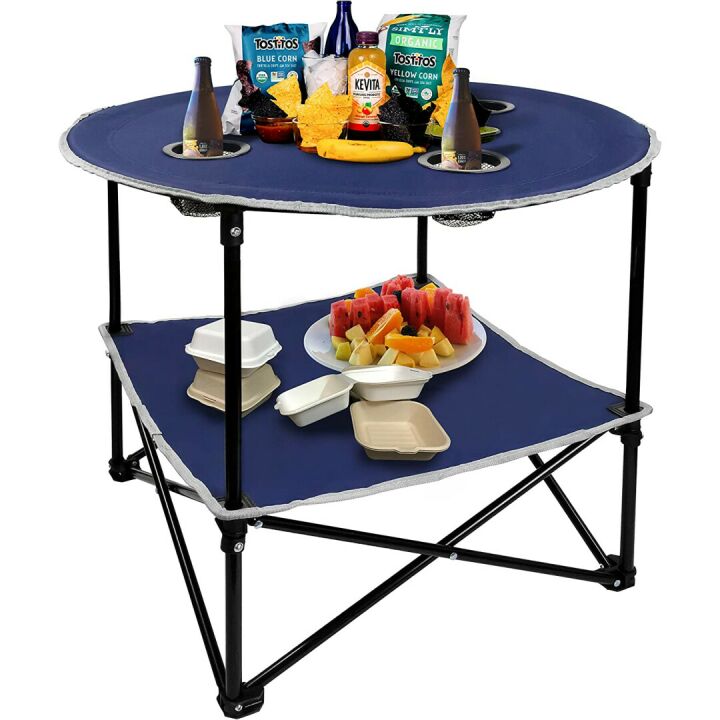 LESES Portable Picnic Table for Outdoor & Camping
