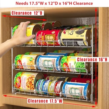 Optimize Your Pantry with Simple Houseware Can Rack