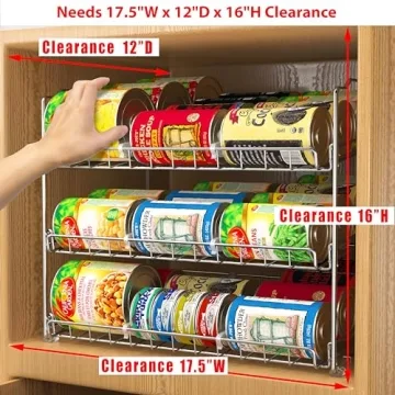 Optimize Your Pantry with Simple Houseware Can Rack