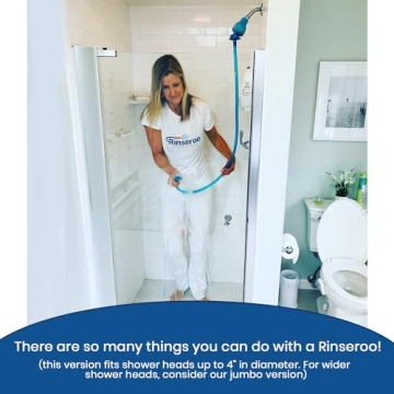 Rinseroo Shower Hose - No-Install Multi-Use Attachment