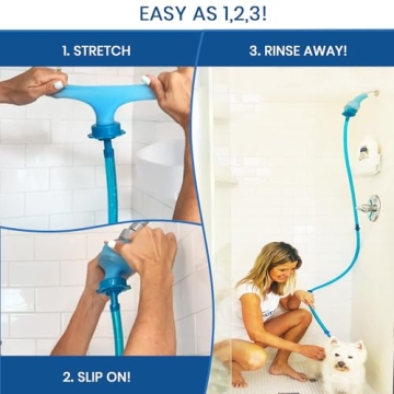 Rinseroo Shower Hose - No-Install Multi-Use Attachment