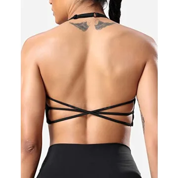 YEOREO Women’s Halter Sports Bra - Stylish & Comfortable