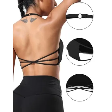 YEOREO Women’s Halter Sports Bra - Stylish & Comfortable