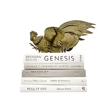 Bundle of White and Light Gray Decorative Books - Staging Books Color Bundle - Cream, Gray and Coord...