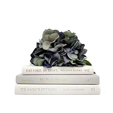 Bundle of White and Light Gray Decorative Books - Staging Books Color Bundle - Cream, Gray and Coordinating Hues - Home Decor Stack of Books