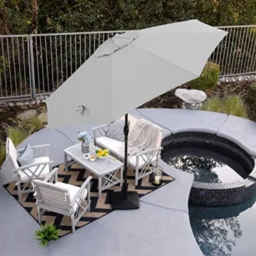 California Umbrella 9' Sunbrella Patio Umbrella for Outdoor Comfort