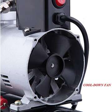 Timbertech Mini Compressor with Cooling Fan for Artists