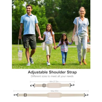 Premium Water Bottle Carrier for Stanley Tumblers with Pockets