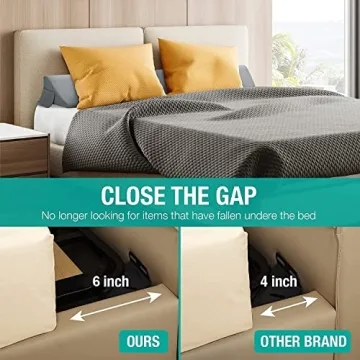 Vekkia Bed Wedge Pillow Stylish Gap Filler Solution