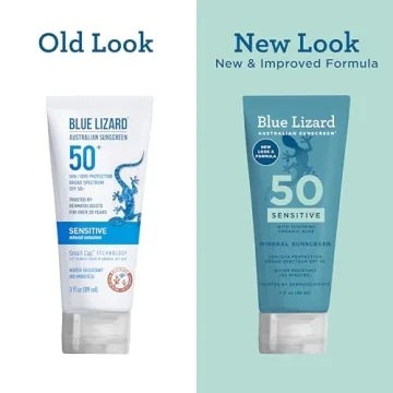 Blue Lizard SPF 50 Sensitive Mineral Sunscreen Lotion