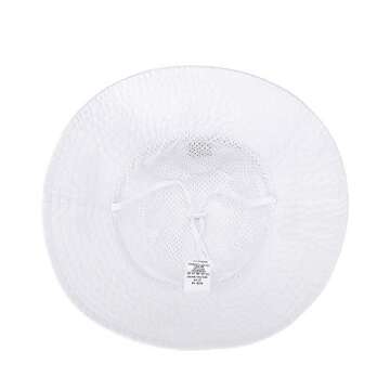 Baby Sun Hat Smile Face Toddler UPF 50+ Sun Protective Bucket hat Nice Beach hat for Baby Girl boy Adjustable Cap White