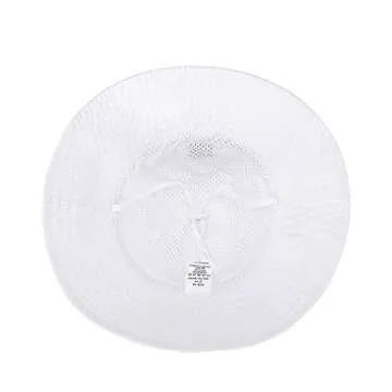 Baby Sun Hat Smile Face Toddler UPF 50+ Sun Protective Bucket hat Nice Beach hat for Baby Girl boy Adjustable Cap White