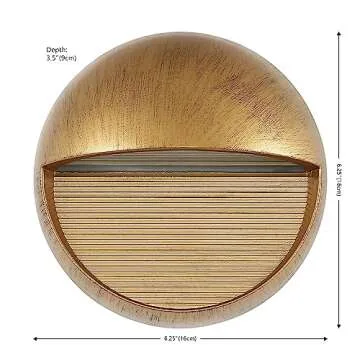 Stylish JONATHAN Y Orbe Outdoor LED Wall Sconce
