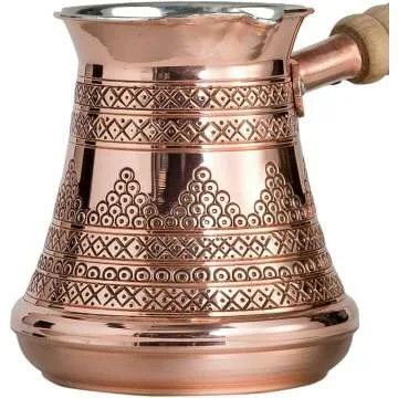Bosphorus 16-Piece Arabic Coffee Set in Copper