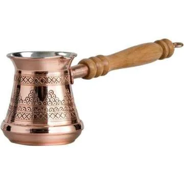 Bosphorus 16-Piece Arabic Coffee Set in Copper