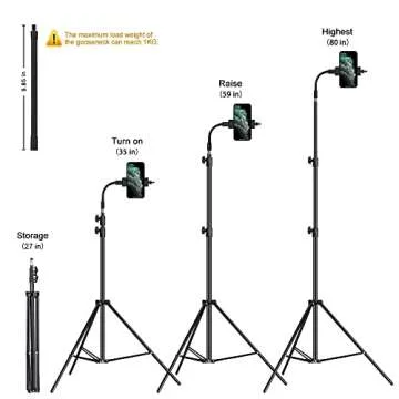ITOTIN Portable Phone Tripod - Versatile & Durable Stand