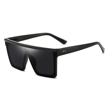 Dollger Square Oversized Sunglasses for Men Women Fashion