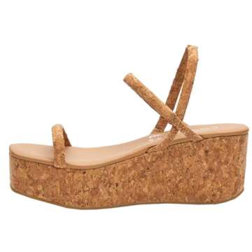 Coconuts by Matisse Womens Honor Platform Casual Sandals Casual Mid Heel 2-3" - Brown