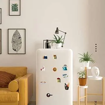 Kaolituis 10pcs Food-Shaped Cute Fridge Magnets Set