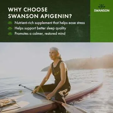 Swanson Apigenin 50mg Supplement for Better Sleep