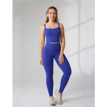 UNISSU Hugcurve No Front Seam Full Length High Waisted Workout Leggings for Women Buttery Yoga Pants...