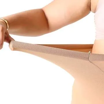 MANZI Women's Control Top Plus Size Tights for Women High Waist Opaque Pantyhose 1 Pair Black 1 Pair...