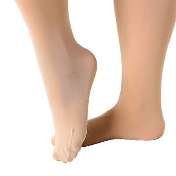 MANZI Women's Control Top Plus Size Tights for Women High Waist Opaque Pantyhose 1 Pair Black 1 Pair Suntan XXX-Large