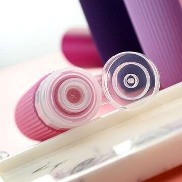 Mrsdry Travel Bottles - 4 Pack Leak Proof Silicone Containers for Toiletries