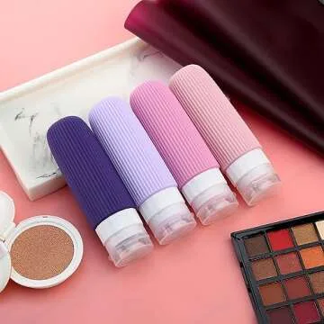 Mrsdry TSA Approved Travel Bottles - Leak Proof Silicone