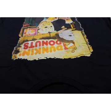 Halloween Movie Inspired T-Shirt Michael Myers Drinking Coffee Funny Humorous Tee for Him (Large Black)