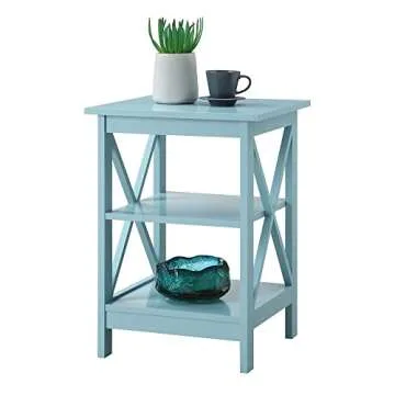 Convenience Concepts Oxford End Table with Storage Shelves