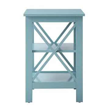 Convenience Concepts Oxford End Table with Storage Shelves