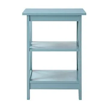 Convenience Concepts Oxford End Table with Storage Shelves