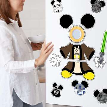 Cute 13Pcs Cruise Door Magnets For Disney Fans