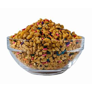 Peanut Brittle Crunch Coat Ice Cream Toppings by Medley hills farm in Reusable Container 1.25 Lbs.