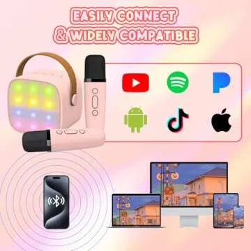 UMEIJA Mini Karaoke Machine for Kids with Bluetooth