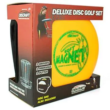 Discraft Deluxe Disc Golf Set (4 Disc and Bag) for Everyone