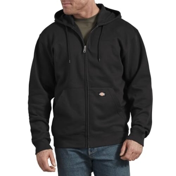 Dickies Men's Full Zip Fleece Hoodie
