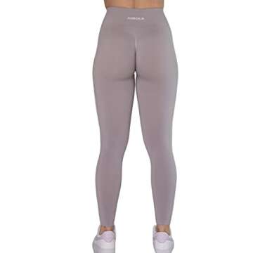 AUROLA Intensify Workout Leggings for Women Seamless Scrunch Tights Tummy Control Gym Fitness Girl Sport Active Yoga Pants (S, Raindrops)