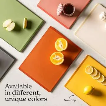 Durable SMIRLY Plastic Cutting Board Set for All Kitchens