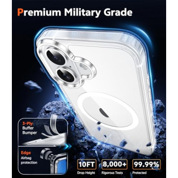 iPhone 17 Military Grade Case with Magnetic Protection