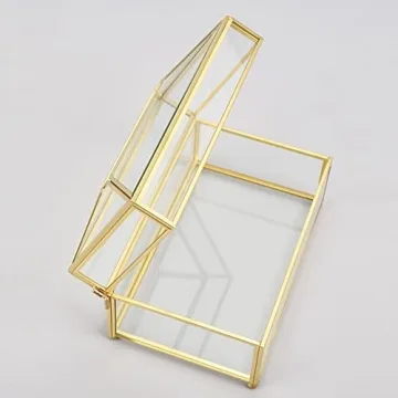 Tissue Box Cover, Clear Glass Tissue Box Holder, Facial Tissue Box Cover Rectangular Napkin Holder Desktop Tissue Paper Holder Storage Organizer Paper Dispenser Case for Bathroom Living Room