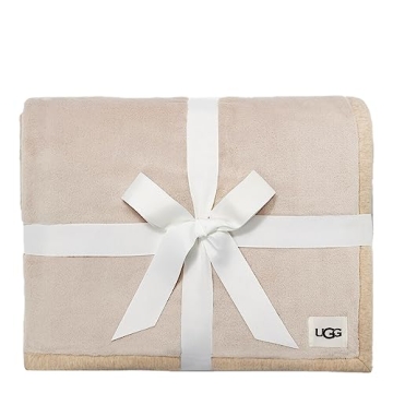 UGG Duffield Throw II Blanket Ultra Soft Oatmeal Heather