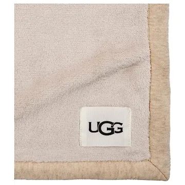 UGG Duffield Throw II Blanket Ultra Soft Oatmeal Heather