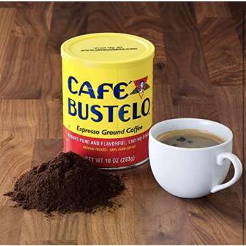 Cafe Bustelo Espresso Molido 10 oz Pack of 2 - Bold Flavor