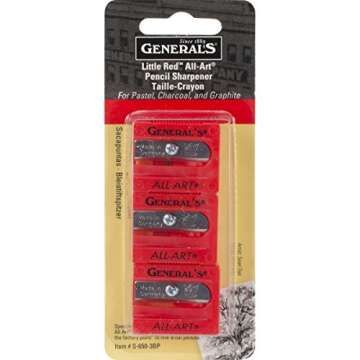 Little Red All-Art Pencil Sharpeners 3/Pkg-
