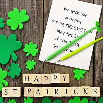 Zonon St Patrick's Day Gel Ink Pens Bulk 64 Pcs