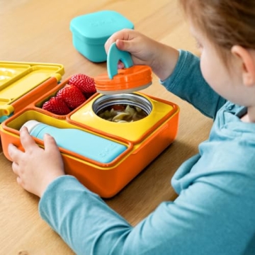 OmieBox Bento Box for Kids - Insulated and Colorful Lunch