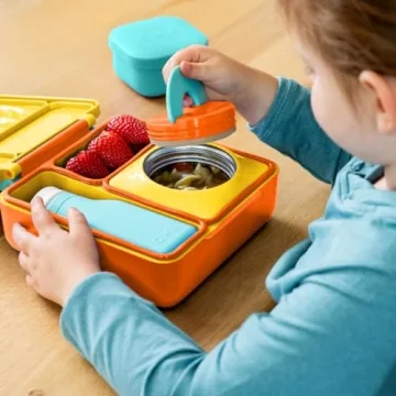 OmieBox Bento Box for Kids - Insulated and Colorful Lunch
